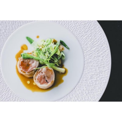 【グランカフェフォション】ペアディナー食事券《メニューシェフ・グラスシャンパン付》