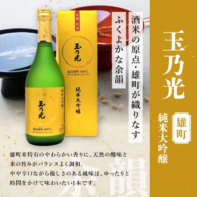 【吟醸酒房 油長】京都伏見の酒 祝/山田錦/雄町 3本飲み比べ |日本酒 純米大吟醸 人気セット