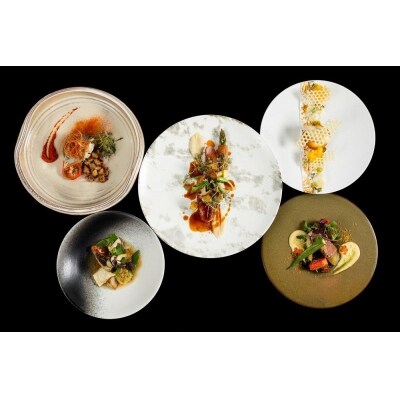 【レストラン アトールテラスカモガワ】「京フレンチを堪能」ディナーコースお食事券(2名様用)