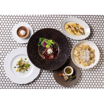 【MR.MAURICE’S ITALIAN 】ペアランチまたはディナー食事券≪乾杯ドリンク付≫