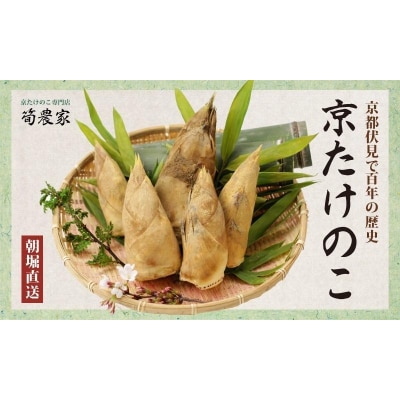先行受付【筍農家】京都産 朝堀りたけのこ 優秀品　4KG(3-7本)