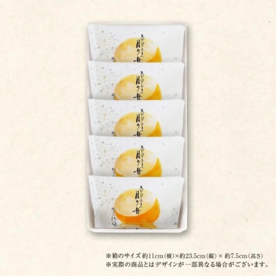 【仁々木】焦がしバターふりあん月の舟(5個入り)(祇をんににぎ)