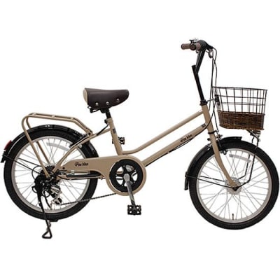 完成品でお届け!シティサイクル シマノ20インチ自転車(FBCM206R)【マットベージュ(MC)】
