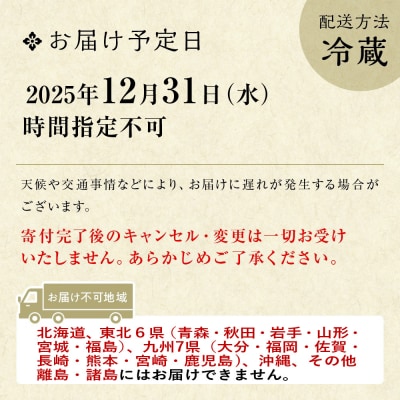 【近鉄百貨店 厳選おせち料理】<ウェスティン都ホテル京都> 和洋おせち料理 一段重 2人前|京都