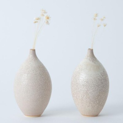 【ZUIKOU】フラワーベース&ドライフラワー　No.002 Ecru Beige × ス