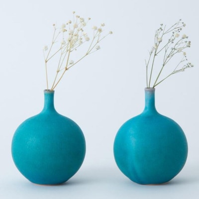 【ZUIKOU】フラワーベース&ドライフラワー　No.011 Blue Jasper × 