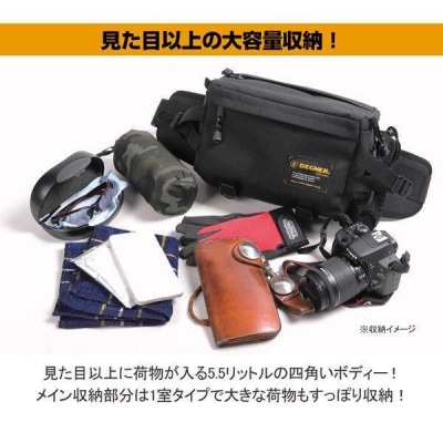【デグナー】ヒップバッグ[NB-179]【レッド】(バイク,バイクギア,バイク用品,バイクグッズ)