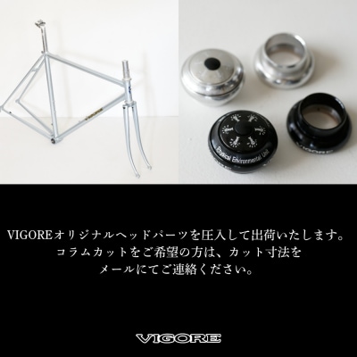【VIGORE】ラグ付きハンドメイド ロードバイク「70next」(フレーム&フォーク)(ビゴーレ)