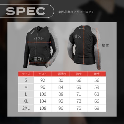 【デグナー】CEレベル2　エアスルーインナープロテクター長袖[PS-14]【サイズL】(バイク)