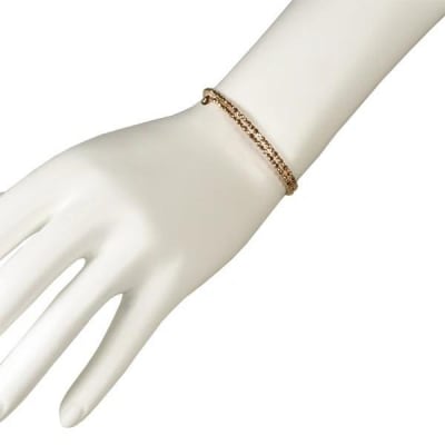 京セラ・K18 ブレスレット【カットボール/フリーサイズ/ピンクゴールド/WBCY3774-FU】