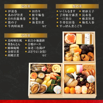 【高島屋選定品】〈京料理 美濃吉〉おせち料理 ミニ三段重 約1～2人前 料亭 おせち 人気