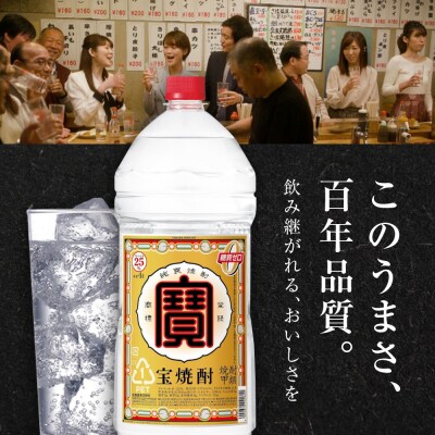 【宝酒造】宝焼酎25°4LエコペットN