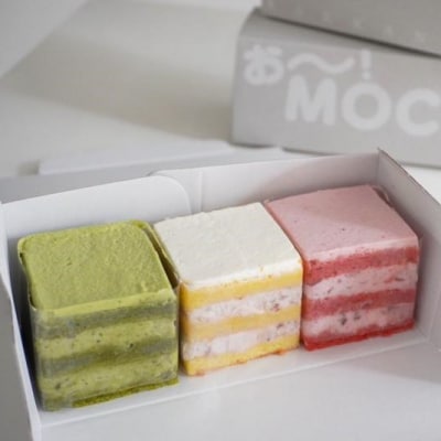 《限定寄付》【パティスリー洛甘舎】お～!MOCCI 1箱(ケーキ/抹茶/プレーン/いちご)