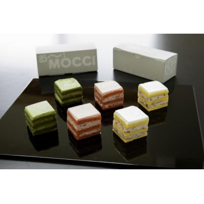 【パティスリー洛甘舎】お～!MOCCI 2箱(ケーキ/抹茶/プレーン/いちご)