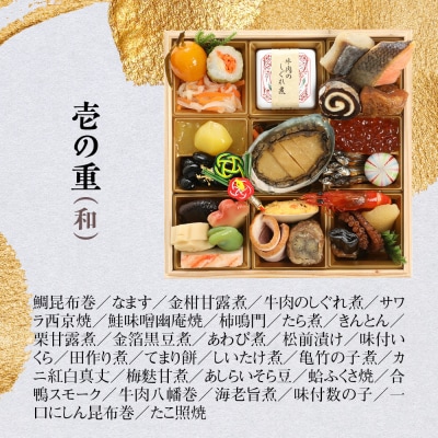 【京 伏見 魚三楼】和風おせち 一人折一客組 1人前(おせち,おせち料理,京おせち) 10