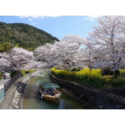 【びわ湖疏水船:びわ湖大津港便】春シーズン先行予約権(2名様分の乗船予約の権利)