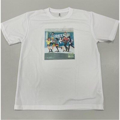 【京都市交通局】“地下鉄に乗るっ”10周年記念デザインTシャツ(ホワイト/Lサイズ)