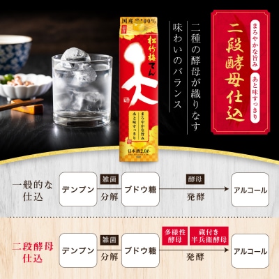 【タカラ】松竹梅「天」(2L紙パック×6本)|日本酒 人気日本酒 おすすめ日本酒