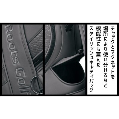 【ルーツゴルフ】ルーツツアーキャディバッグ　グレー