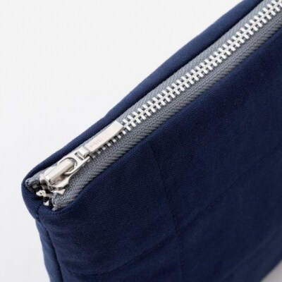 【kiten.kyoto】HANTEN. Pouch 深緑(FUKAMIDORI)
