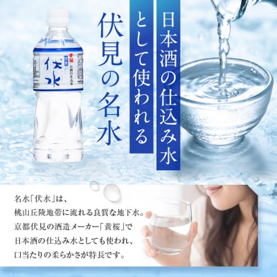 <12か月定期便>【黄桜】お酒の仕込水 伏水 (530ml×24本入)