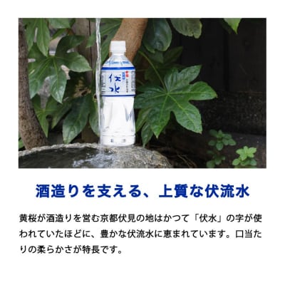 <12か月定期便>【黄桜】お酒の仕込水 伏水 (530ml×24本入)