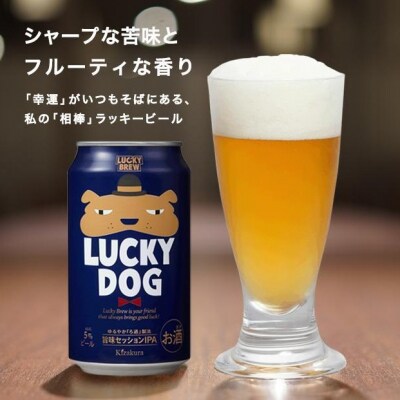 <定期便6回>【黄桜】悪魔のビール&ラッキーブリュー(350ml缶×24本)