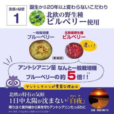 【わかさ生活】<定期便>ブルーベリーアイ 1年分 (3袋 x 4回　計12袋)　