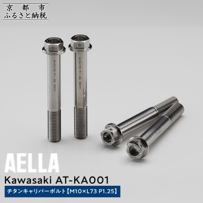 【AELLA】Kawasaki|チタンキャリパーボルトAT-KA001(バイク,バイクパーツ)