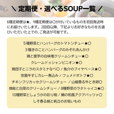 〈6か月定期便〉【CHANTMEAL】クラフトスープKYOTO シェフおすすめ9種セット 年6回配送
