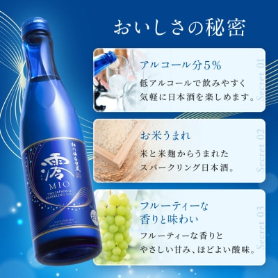【宝酒造】松竹梅白壁蔵「澪」スパークリング清酒(750ml×6本)