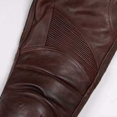 【デグナー】メンズカップ付レザーパンツ [DP-28] ブラウン 〈Lサイズ〉