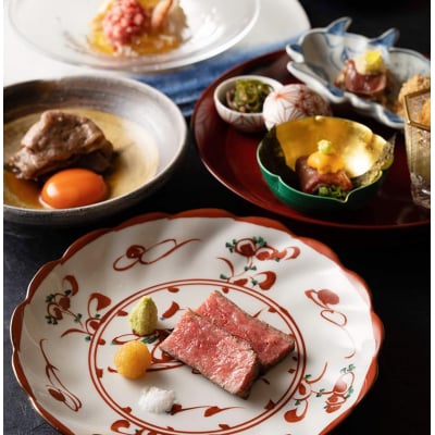 【肉割烹ふたご】THE JUNEI HOTEL KYOTO肉割烹のお料理をご堪能(1名様分)