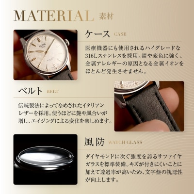 KUOE ROYAL SMITH 90-006 シルバーケース アイボリー文字盤|京都 時計 人気