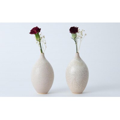 【瑞光窯】フラワーベース&ドライフラワー〈母の日限定版〉No.002 Ecru Beige
