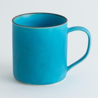 【瑞光窯-ZUIKOU-】コーヒーカップ tall ペアセット(ターコイズブルー/青)京都 食器