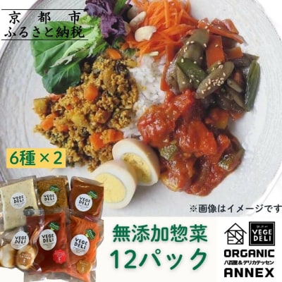 【Organic Vege Annex】無添加惣菜 人気の12パックセット(6種×2)