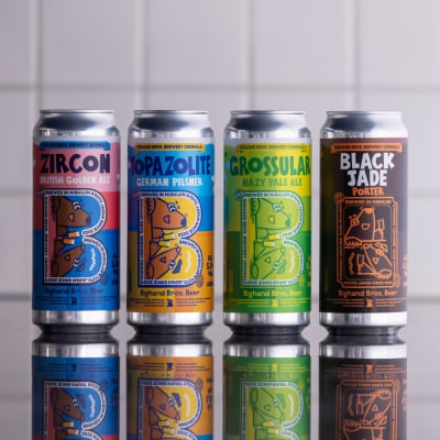 【Bighand Bros. Beer】クラフトビール500ml缶 10本セット+グラス+風呂敷