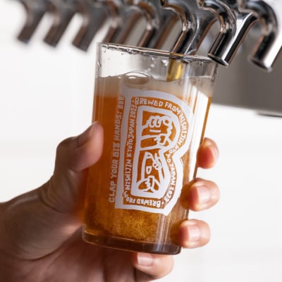 【Bighand Bros. Beer】クラフトビール500ml缶 10本セット+グラス+風呂敷