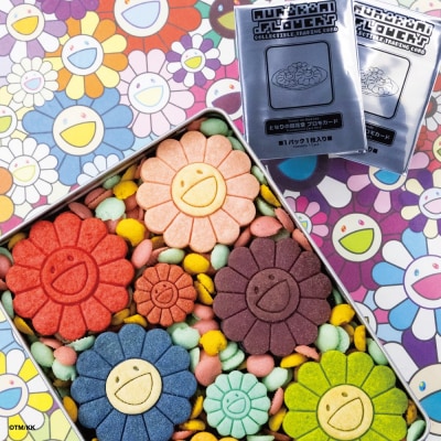 【ふるさと納税限定】となりの開花堂 お花のクッキー缶 クラシック(トレカ付き)