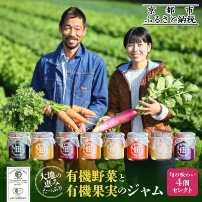 《9月末までの限定寄付額》【つくだ農園】有機野菜と有機果実のジャム