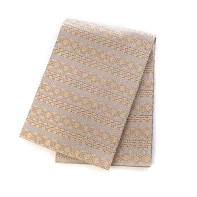 【龍村美術織物】光波帯(鱗巴桜段文)