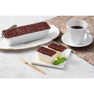 【京料理 六盛】あんレアチーズケーキ