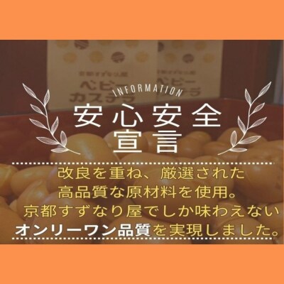 【京都すずなり屋】冷凍ベビーカステラ バラエティ6袋セット 
