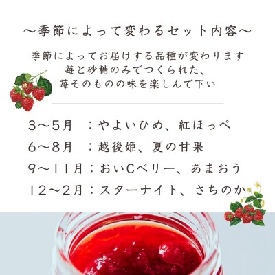 【MAISON DE FROUGE】季節の自家製いちごジャム 2種・各100g|苺ジャム