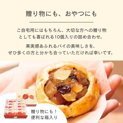 【伊藤軒】本店で大人気!ごろごろりんごパイ 10個入り|京都 看板スイーツ 人気アップルパイ