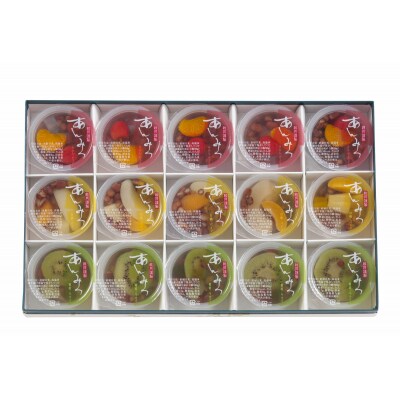 【鼓月】あんみつ 15個入