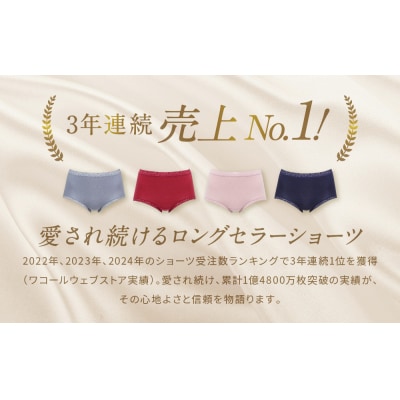 【ワコール】見た目スッキリ きれいに整うディアヒップ ショーツ《Mサイズ/カラー:VI》