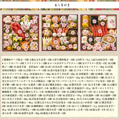 京都・先斗町ふじ田監修 おせち特大重「華寿安」5～6人前|京都 本格料亭おせち 豪華 華やか 人気