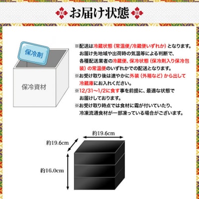 【京都・先斗町ふじ田監修】おせち「福寿安」3～4人前|京都 本格料亭おせち 定番 人気おせち 有名